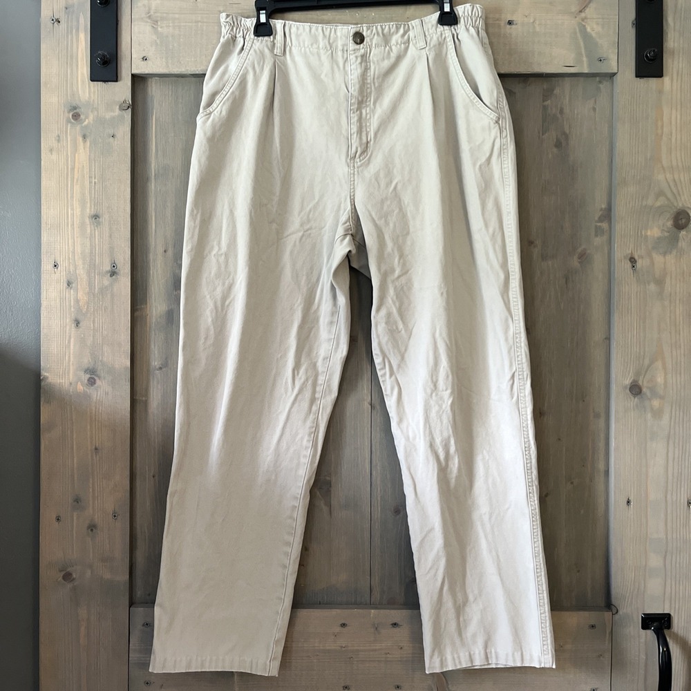 Vintage 90s Royal Robbin's Pants Women's 10 Beige‎ Khaki 100% Cotton Comfort